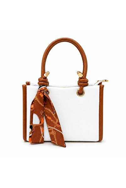 ARZU SEMA Liora Contrast Detailed Handbag