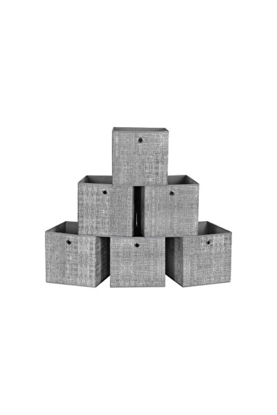 SONGMICS Storage and Organization Set of 6 Foldable Storage Boxes SONGMICS, G...