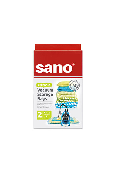 Sano Set de saci de depozitare sub vid pentru sushi XXXL + L, saci reutilizab...