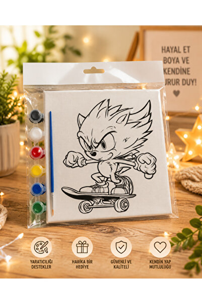 Tuval Sonic Boyama Seti Premium