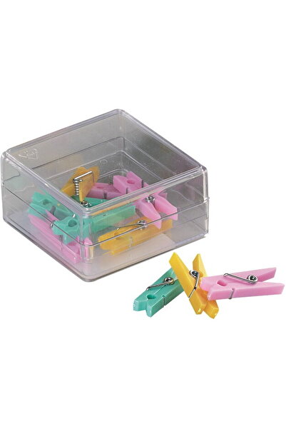 ALCO Clesti din plastic cu arc, pentru prindere, 32mm, 10 buc/cutie, - culori...