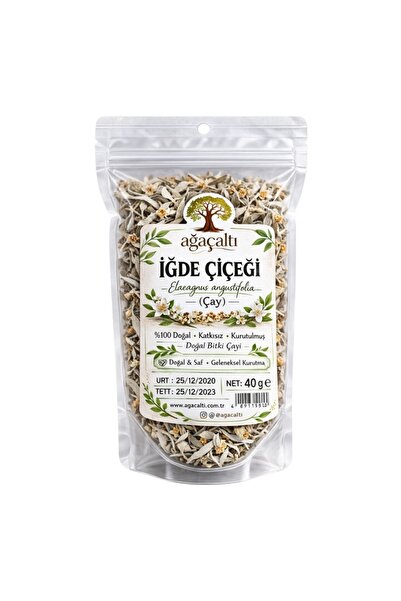 Ağaçaltı İğde Çiçeği 40 Gr, Doğal Bitki Çayı, Kurutulmuş İğde Çiçeği, Katkısı...