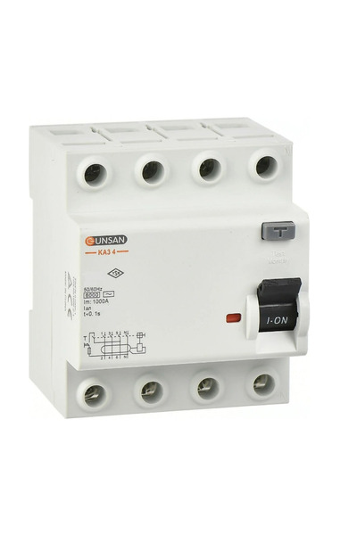 Günsan 4x40A 300Ma Kaçak Akım Rolesi KA3 4-40/300