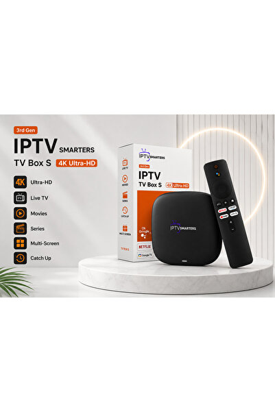 Generic IPTV Smarters Binsport TV MI Box S 3rd Gen 4K Ultra HD – Smart Streaming Box with Live TV, Movies & Series Support