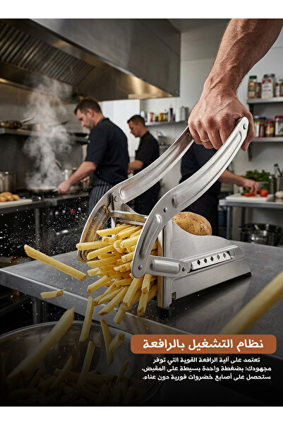 Yallabena قطاعة خضروات متعددة الوظائف من الفولاذ المقاوم للصدأ - قطاعة البطاط...