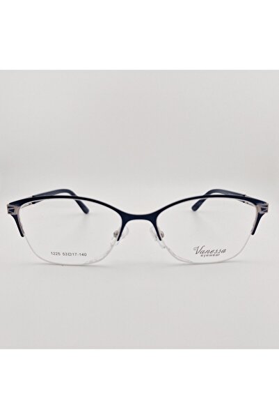 Vanessa Women's Eyeglass Frames H12, Oval, Metal, Black, lightweight, fashion...