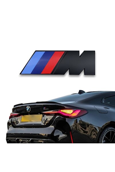 MagAuto Siglă BMW M, MagAuto, 3D, Negru lucios, 5.5x2cm, autocolant pentru po...