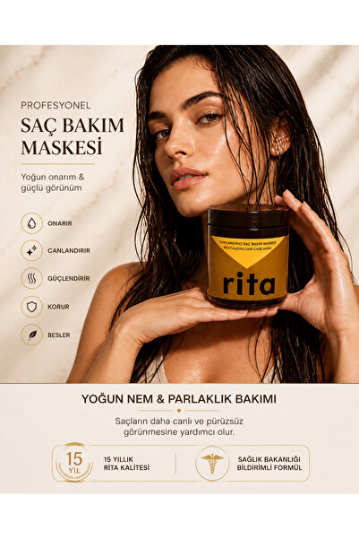 Rita Cosmeticlab Argan & Jojoba Besleyici Saç Bakım Maskesi 450 ML