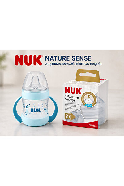 Nuk Nature Sense 2'li Alıştırma Bardağı Emziği S Beden