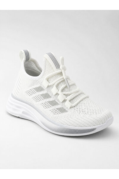 Babetty Günlük Unisex Sneaker Nefes Alabilen Triko Bağcıklı Hafif Spor Ayakkabı