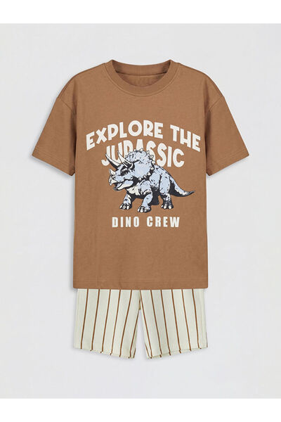 LC Waikiki Printed Boy's Suit for Style Enthusiasts from Uzg Store