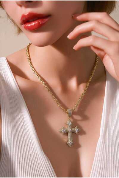 NN LANT DAMA EVIL ,OTEL INOXIDABIL PLACAT CU AUR 14 K