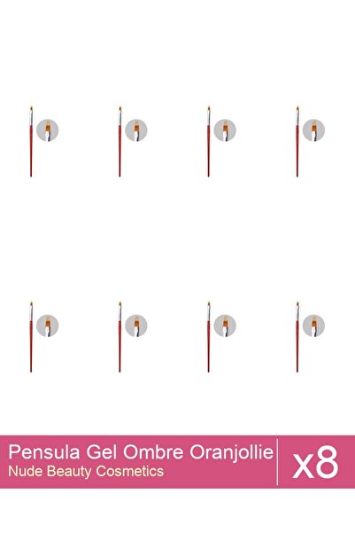 Makeup Set of 8x Oranjollie Ombre Gel Brush
