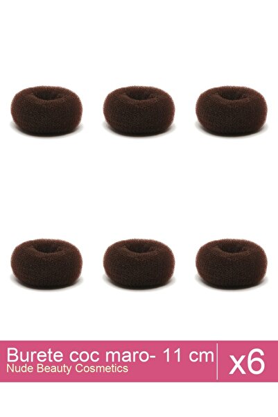 Makeup Set 6x Burete coc maro- 11 cm diametru
