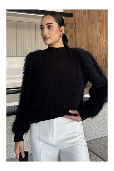 LC Waikiki Nevavm Women's Turtleneck Bearded Knitwear Sweater (Available in S...