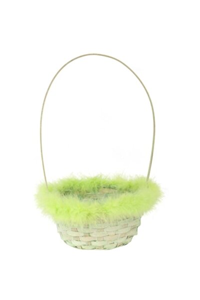 Goliat Coș de Paște Goliat, verde, 21x17x35 cm, decorativ