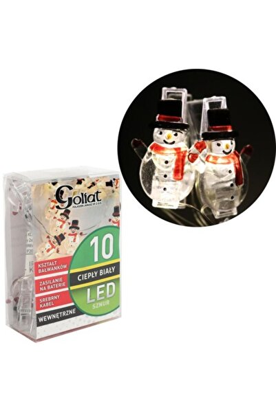 Goliat Ghirlandă LED, 130cm, lumină caldă