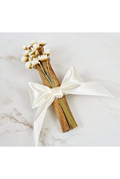 Invitatii Originale Testimonial CINNAMON & GLIXIA BOUQUET white - set of 10 pcs