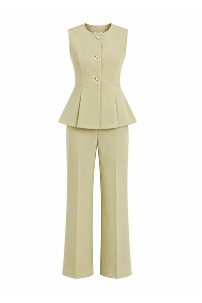 EFİL Flounced Vest and Pants Set