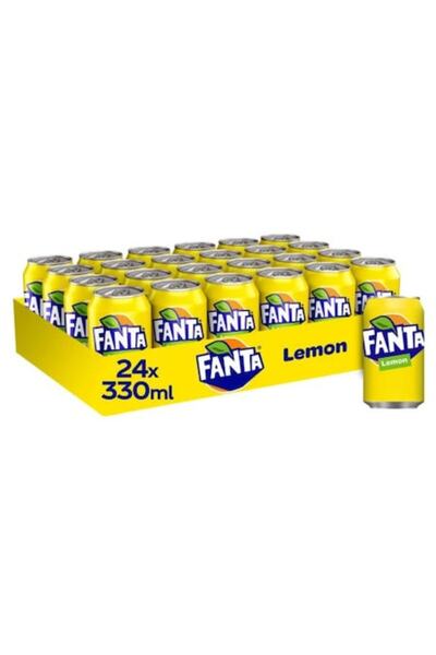 Fanta Lemon Carbonated Drink 24 x 0.33 L