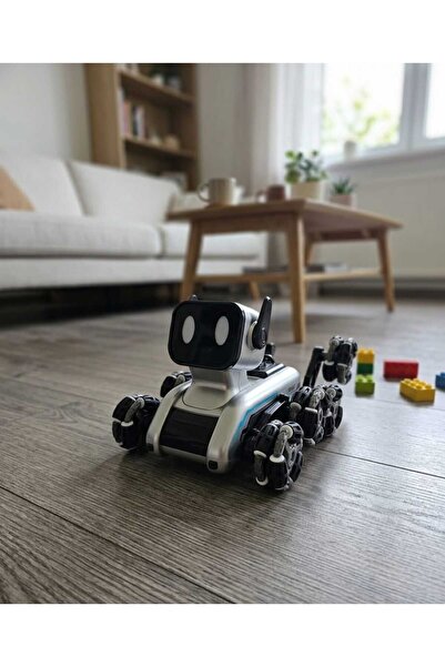 elciavmm Uzaktan Bilekten Kumandalı Şarjlı 8 Teker Akrobat Robot Köpek Müzikl...