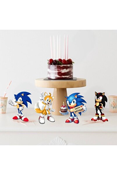 Partiden Sonic Masa Üstü Figür 4 Adet