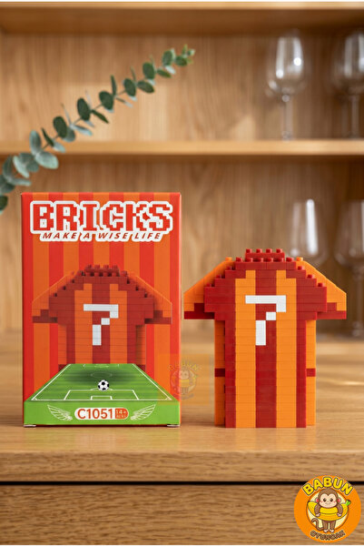 Bricks Sarı-Kırmızı Taraftar Şampiyon Forma (169 Parça) Futbol Severlere Özel...