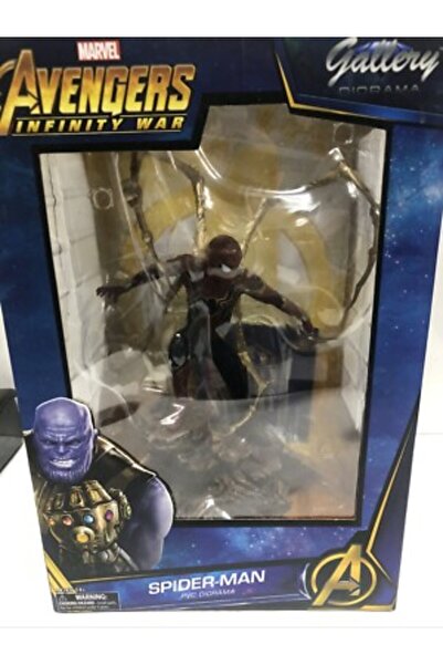Diamond Select MARVEL GALLERY • IRON SPIDER-MAN • PVC • DIORAMA • TOY • FIGUR...