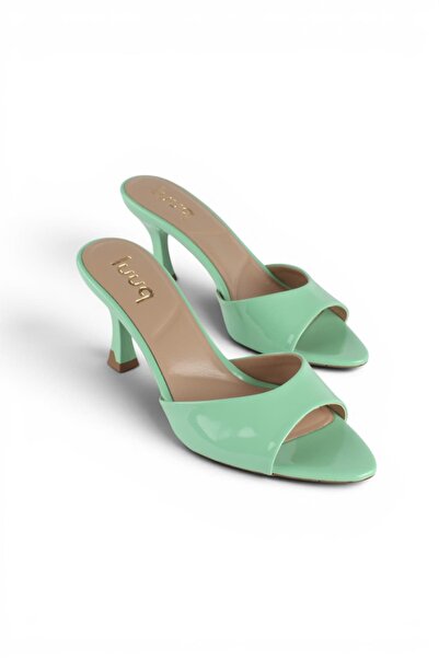 luuq shoes Jamila Single Strap Women's Heeled Slippers