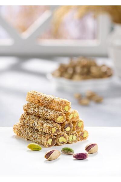 Dünya lokum Kadayıflı antep fıstıklı fitil lokum 350gr