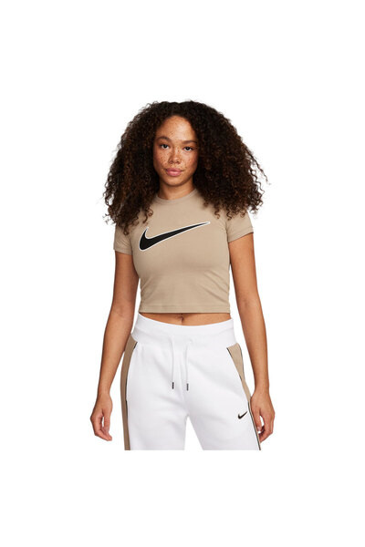 Nike Women's Short-Sleeve Sportswear Tee Baby SW L