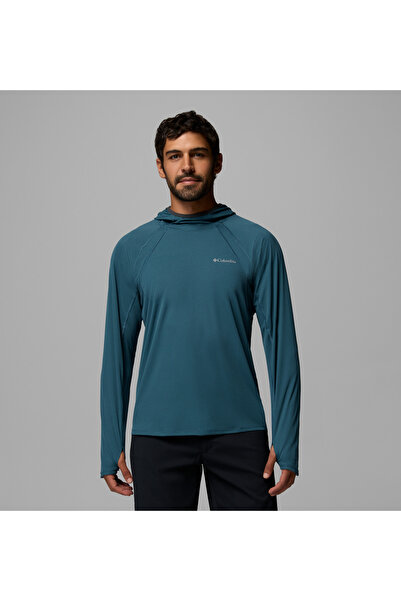Columbia Stealth Spring Kapüşonlu Erkek Teknik Uzun Kollu T-Shirt