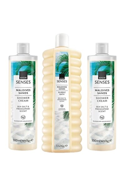 AVON Maldives Sands 3 products, - 1 x Bath Foam 1000 ml and 2 x Shower Gel 50...