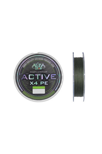 Albastar Active 4x İp Misina L.GREEN-0.18MM - 150M - 16.8KG
