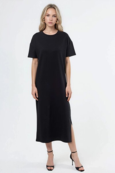 Hiccup Busem Crew Neck Midi T-Shirt Dress