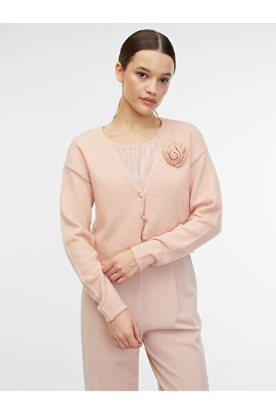 ORSAY Apricot women's cardigan with wool blend