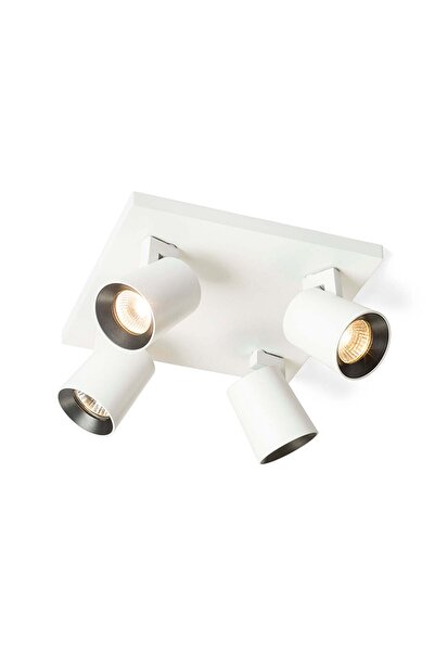 Rendl Light Studio RENDL KENNY IV de tavan aluminiu/negru 230V LED GU10 4x8W