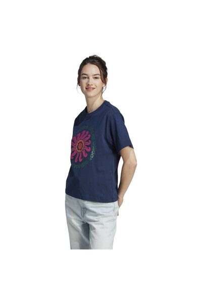 adidas Femei& # Tricou cu mânecă scurtă x FARM Rio Graphic Tee XS