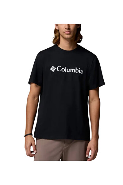 Columbia Ανδρικό CSC Basic Logo T-shirt Μαύρο 2155001-010