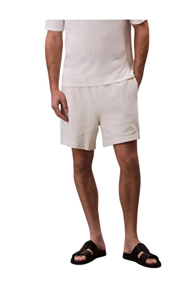 Calvin Klein Ανδρική Βερμούδα Λευκή LV04RC248G-YAS