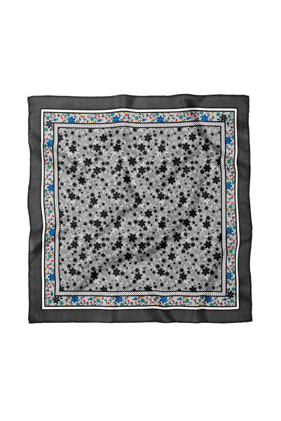 Sultan İpek Floral Patterned Scarf / Bandana 50X50Cm