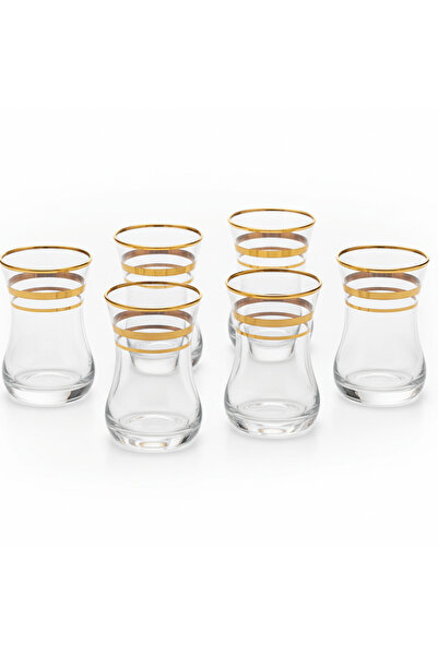 AKDC Traditional Istekan Style Mini Glass Mug Set of Six Pieces with 100 ml