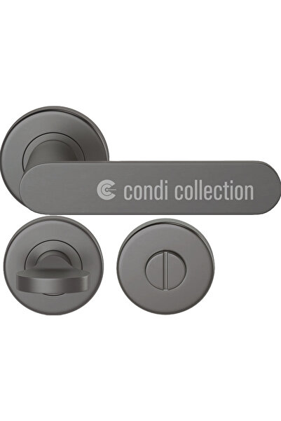 Condi Collection 2021 مقبض باب من الفولاذ المقاوم للصدأ PVD Fume WC