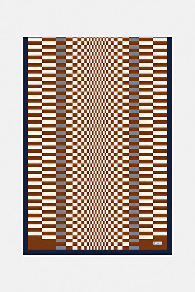 Vakko GEOMETRİK DESENLİ TWILL İPEK ŞAL
