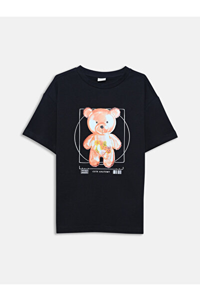 LC Waikiki Tricou de fete cu guler rotund