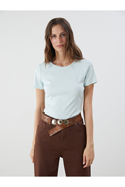 LC Waikiki Crew Neck Textured Women's T-Shirt