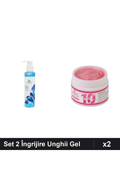 Makeup Set 2 Produse Îngrijire Unghii - Gel Răcire Epilare 150ml + Builder Ge...