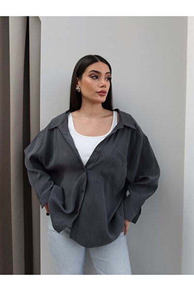 ESRAHELVACI Low Shoulder Oversize Shirt