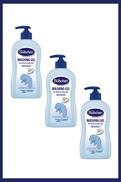Bübchen Bebek Banyo Yıkama Temizleme Jeli 400 ML 3'lü Set