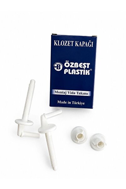 ÖZBEST KLOZET KAPAĞI MONTAJ VİDA TAKIMI STANDART